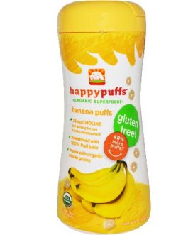 Happy Baby Banana Puffs (6×2.1Oz)