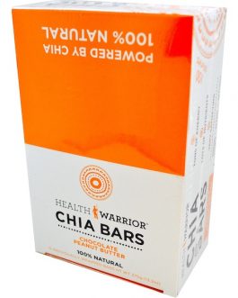 Health Warrior Chocolate PButter Chia Bar (15×0.88OZ )