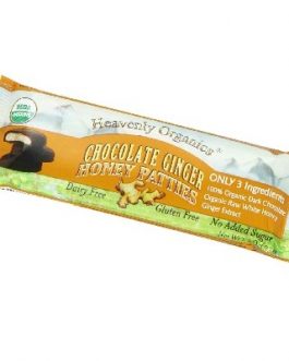 Heavenly Organics Chocolate Ginger Honey Patty (16×1.2OZ )