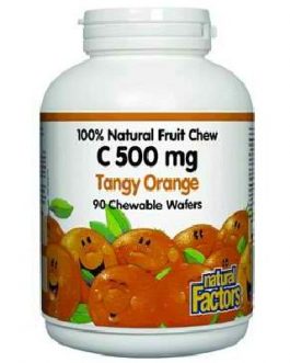 Natural Factors Tngy Ornge Vit C (1x90TAB )