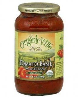 Organicville Tom/Bsl P/Sce (12x24OZ )