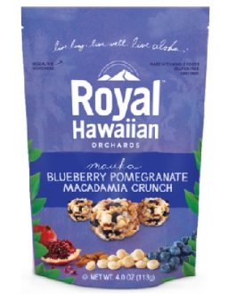 Royal Hawaiian Orchards Fruit Nut BluBerry Pom (6x4OZ )