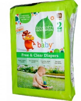 Seventh Generation Diapers Stage 2 (4×36 CT)