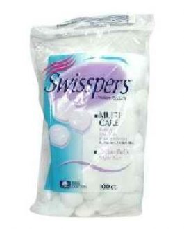 Swisspers Cotton Balls (1×100 CT)