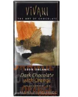 Vivani Chocolates Dark Chocolate Orange (10×3.5OZ )