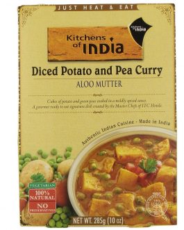 Kitchen Of India Aloo Mutter, Diced Pot & Pea Curry (6×10 OZ)