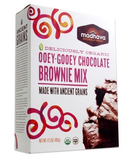 Madhava Ooey-Gooey Chocolate Brownie (6×17.5 OZ)