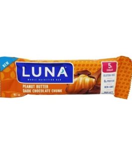 Luna Dark Chocolate Bar Peanut Butter Crunch (12×1.48 OZ)