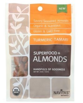 Navitas Naturals Superfood Plus Cacao Hemp Almonds  (12×4 OZ)