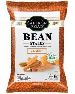 Saffron Road Bean Stalks, Cheddar (12X3.5 OZ)