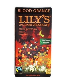 Lily’s Dark Chocolate with Stevia Blood Orange (12×2.8 OZ)