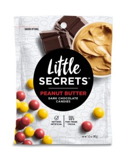 Little Secrets Dark Chocolate Peanut Butter Candies (8×5 OZ)