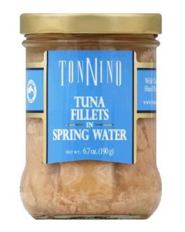 Tonnino Tuna Fillets In Spring Water (6×6.7 OZ)