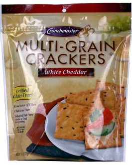 Crunchmaster Multi Grain White Cheddar Crackers (12×4.5 OZ)