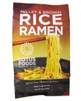 Lotus Foods Millet and Brown Rice Ramen (48×2.5 OZ)