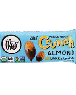 Theo Chocolate Kids’ Crunch Dark Chocolate Almond (12×1 OZ)