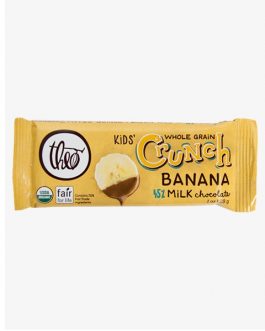 Theo Chocolate Kids’ Crunch Milk Chocolate Banana  (12×1 OZ)