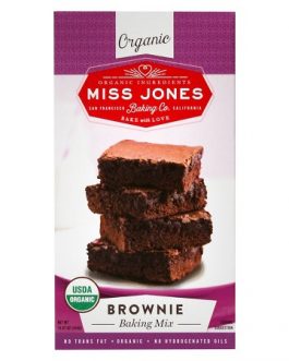 Miss Jones Organic Brownie Baking Mix (6×14.67 OZ)