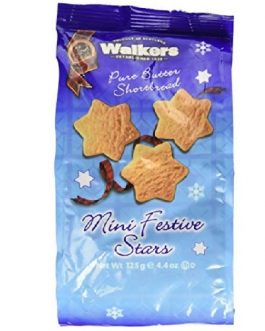 Walkers Shortbread Cookies Mini Hanukkah Stars (12×4.4 OZ)