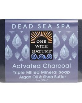 One With Nature O.W.N. Triple Milled Mineral Soap, Actvated Charcoal (6X7 OZ)