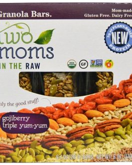 Two Moms In The Raw Goji Berry Triple Yum-Yum Granola Bar (6×6 OZ)