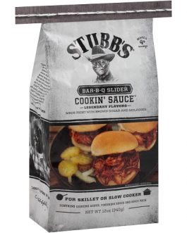 Stubb’s Bar-B-Q Slider All Natural Cookin’ Sauce (6×12 OZ)