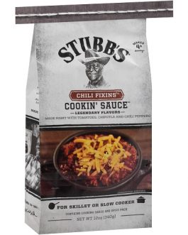 Stubb’s Chili Fixins Cookin’ Sauce  (6×12 OZ)