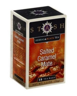 Stash Salted Caramel Mate Herbal and Black Tea  (6×18 BAG )