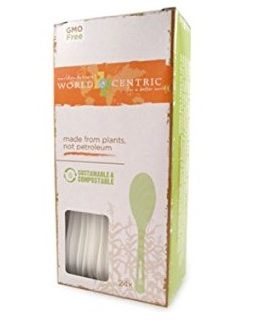 World Centric Corn Starch Spoon 24 Piece (12×24 Ct)