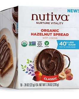 Nutiva Hazelnut Spread, Classic (10X0.78 OZ)