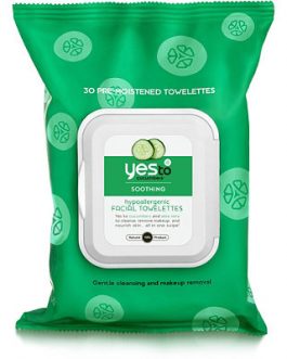 Yes To Cucumbers Facial Towelettes (8×10 Ct)