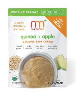 Nurturme Infant Cereal, Quinoa Plus Apple (6X3.7 OZ)