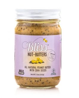 Bliss Chia Seed Peanut Butter  (6×12 OZ)