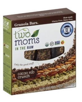 Two Moms in the Raw Cacao Nib Crunch Granola Bars (6×6 OZ)