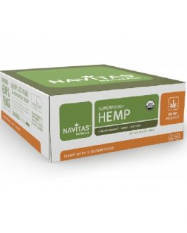 Navitas Naturals Superfood Hemp Creamy Peanut Bar (12×1.4 OZ)