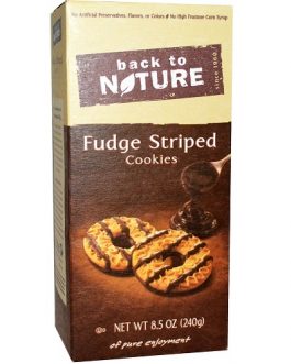 Back To Nature Cookies Fudge Striped (6×8.5 OZ)