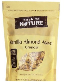 Back To Nature Vanilla Almond Agave Granola (6×11 OZ)