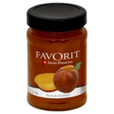 Favorit Preserves, Peach (6×12.3Oz)