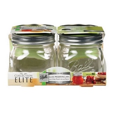 Ball Collection Elite, 4 Pack, , Platinum, Wide Mouth, Jars (4×4 CT)