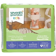 Seventh Generation Baby Free And Clear Training Pants 2T-3T 25 Training Pants (4×25 CT)