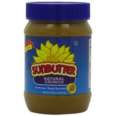 Sunbutter Natural Crunch Sunflower Seed Spread (6x16Oz)