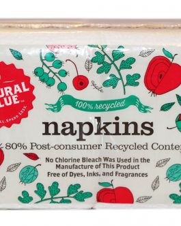 Natural Value Recycled Napkins (24x120CNT )