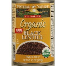 Westbrae Foods Black Lentils 1 (12x15Oz)