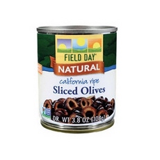 Field Day California Ripe Sliced Black Olives (12×3.8Oz)