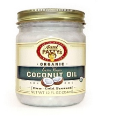 Aunt Patty’s Organic Extra Virgin Coconut Oil (6×6/12 Oz)