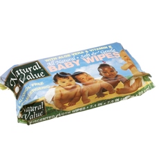 Natural Value Baby Wipe Refill (12×80 CT)