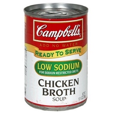 Campbell’s Low Sodium Chicken Broth  (12×10.5Oz)