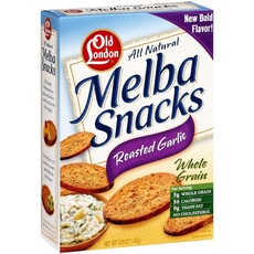 Old London Melba Snacks Roasted Garlic (12×5.25Oz)