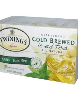 Twinings Cold Brew Green Tea with Mint Iced Tea (6×20 Bag)