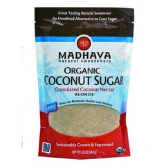 Madhava Blonde Coconut Sugar (6×16 Oz)